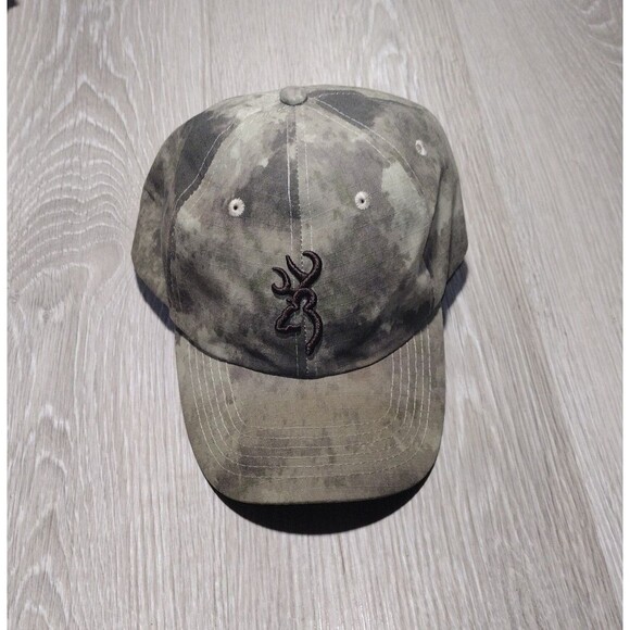 Browning - Light Camo - Velcro Strap - Hunting Hat - One Size Fits Most - Picture 1 of 6